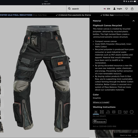 Rare G-Star - Exclusives - E LUGGAGE CARGO PANTS 2 in 1 - Mens - Waist 31 - Picture 6 of 16